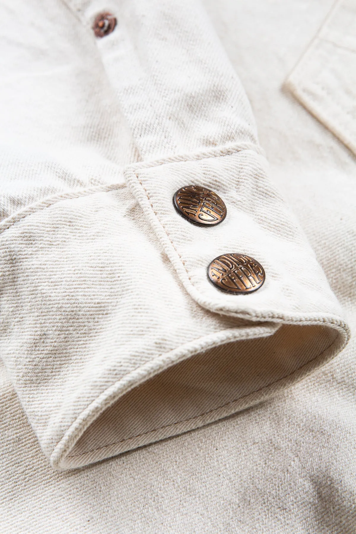 Indigofera Copeland Yucatan White Denim Shirt
