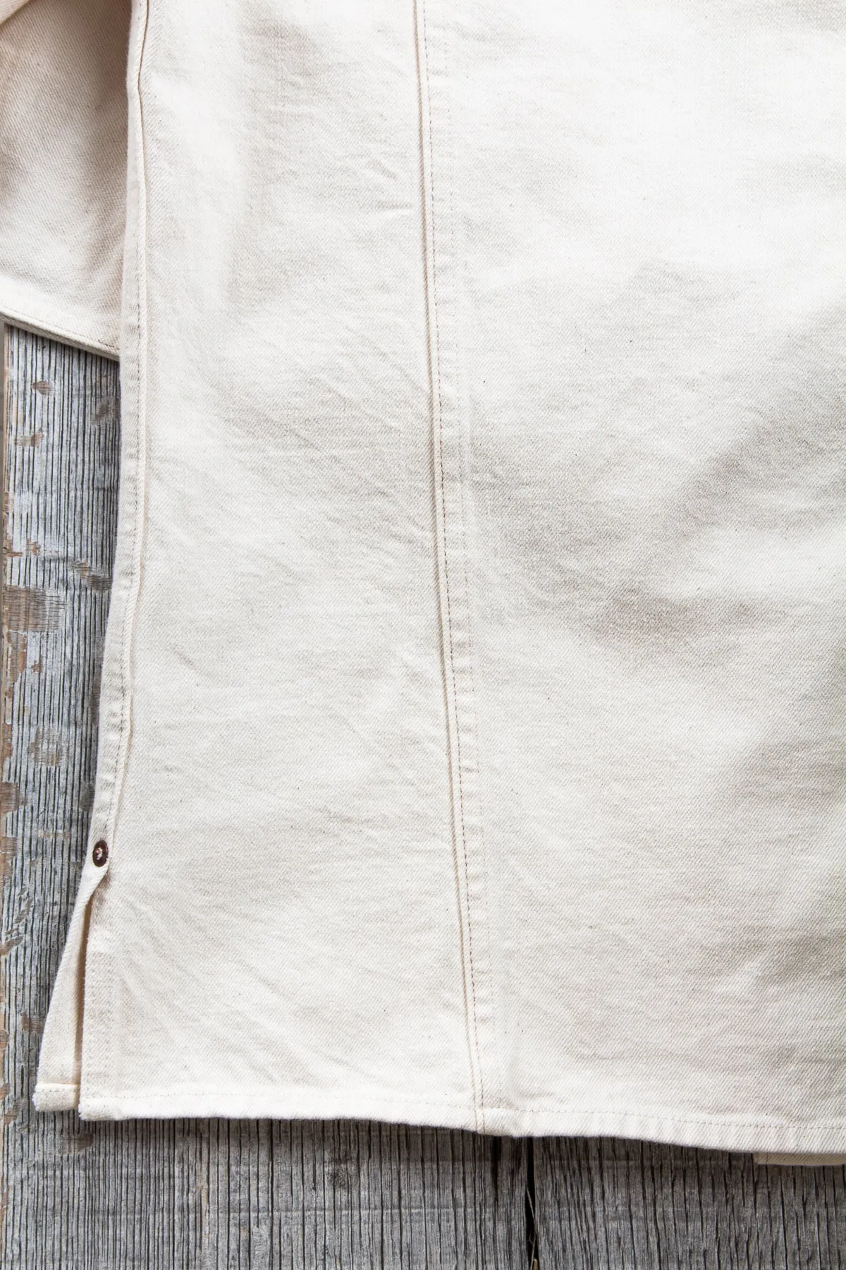 Indigofera Copeland Yucatan White Denim Shirt
