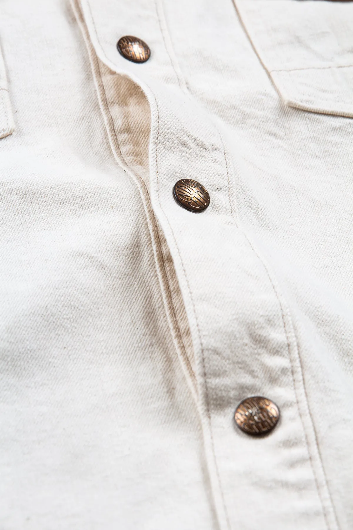 Indigofera Copeland Yucatan White Denim Shirt