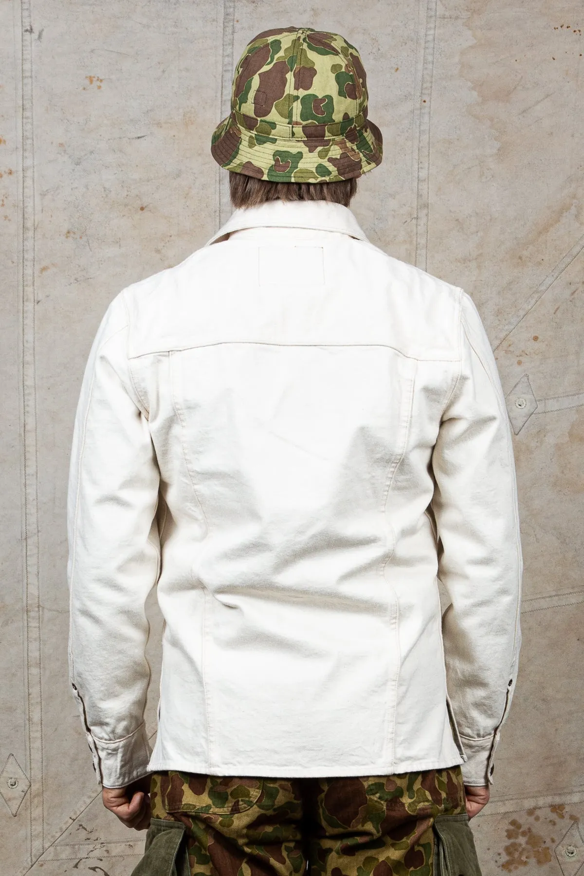 Indigofera Copeland Yucatan White Denim Shirt