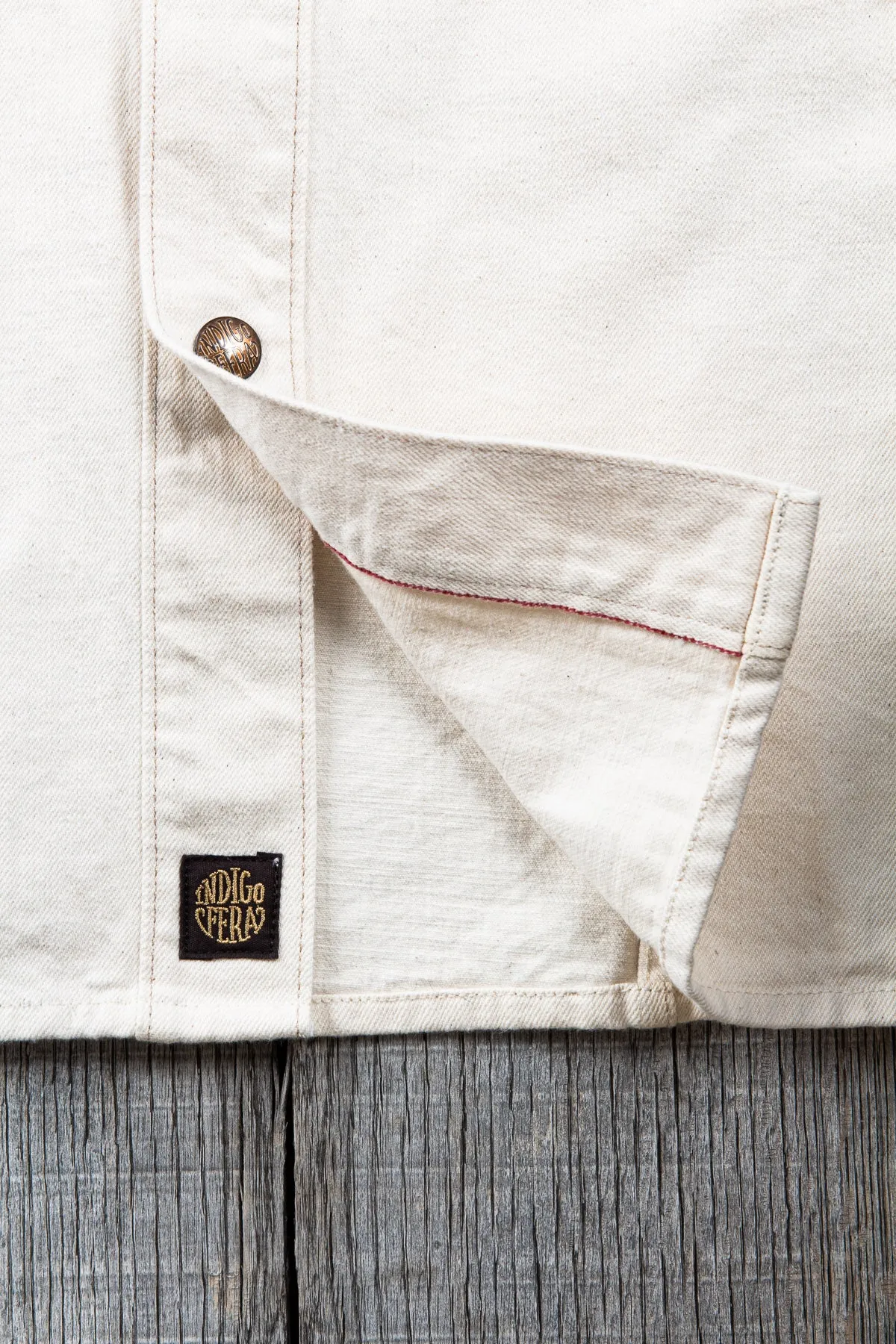 Indigofera Copeland Yucatan White Denim Shirt