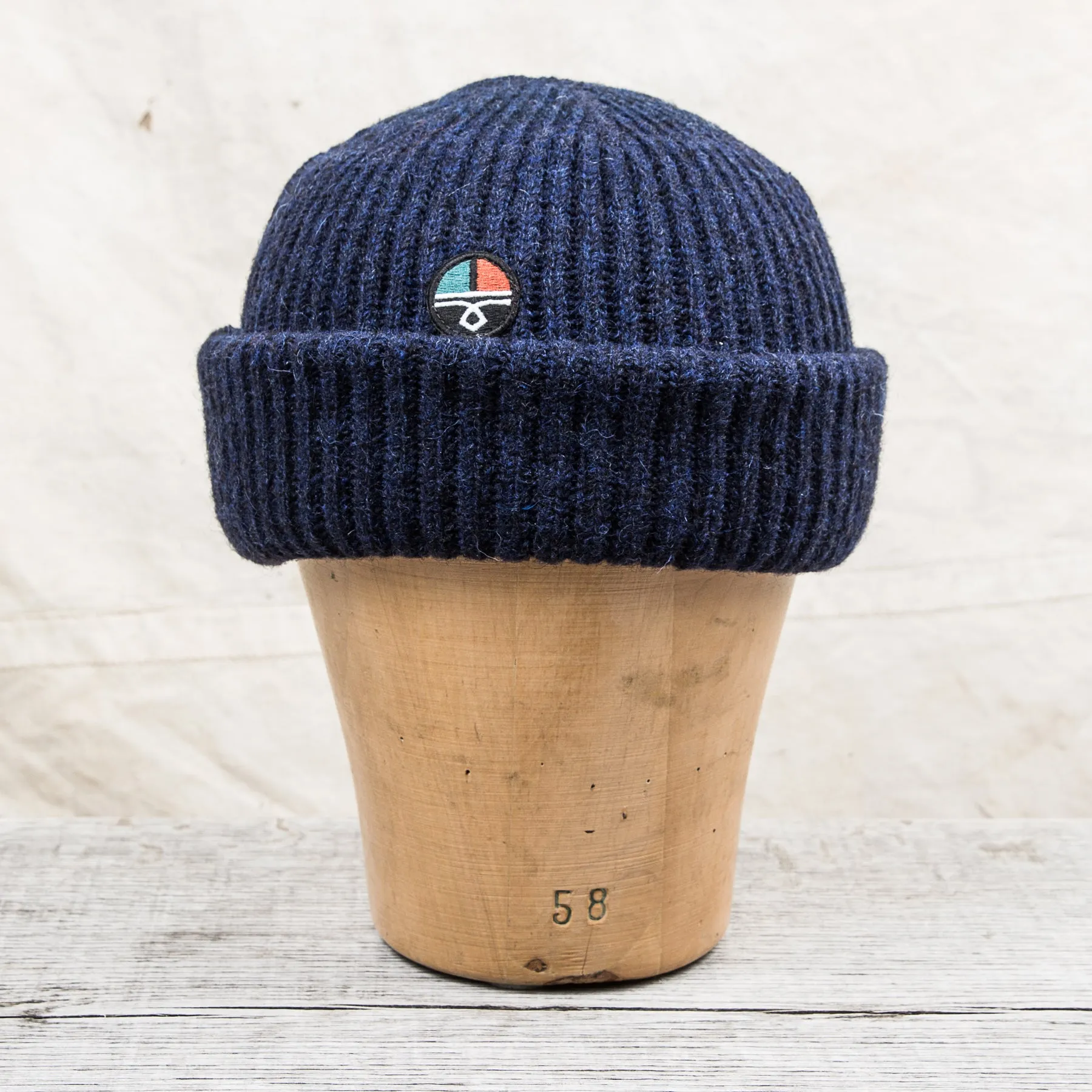 Indigofera Jurado Wool Cap Navy
