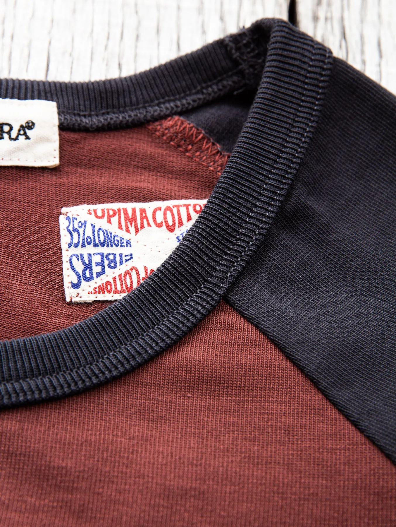Indigofera Leon Raglan Sweater Sassafras Red / Marshall Black
