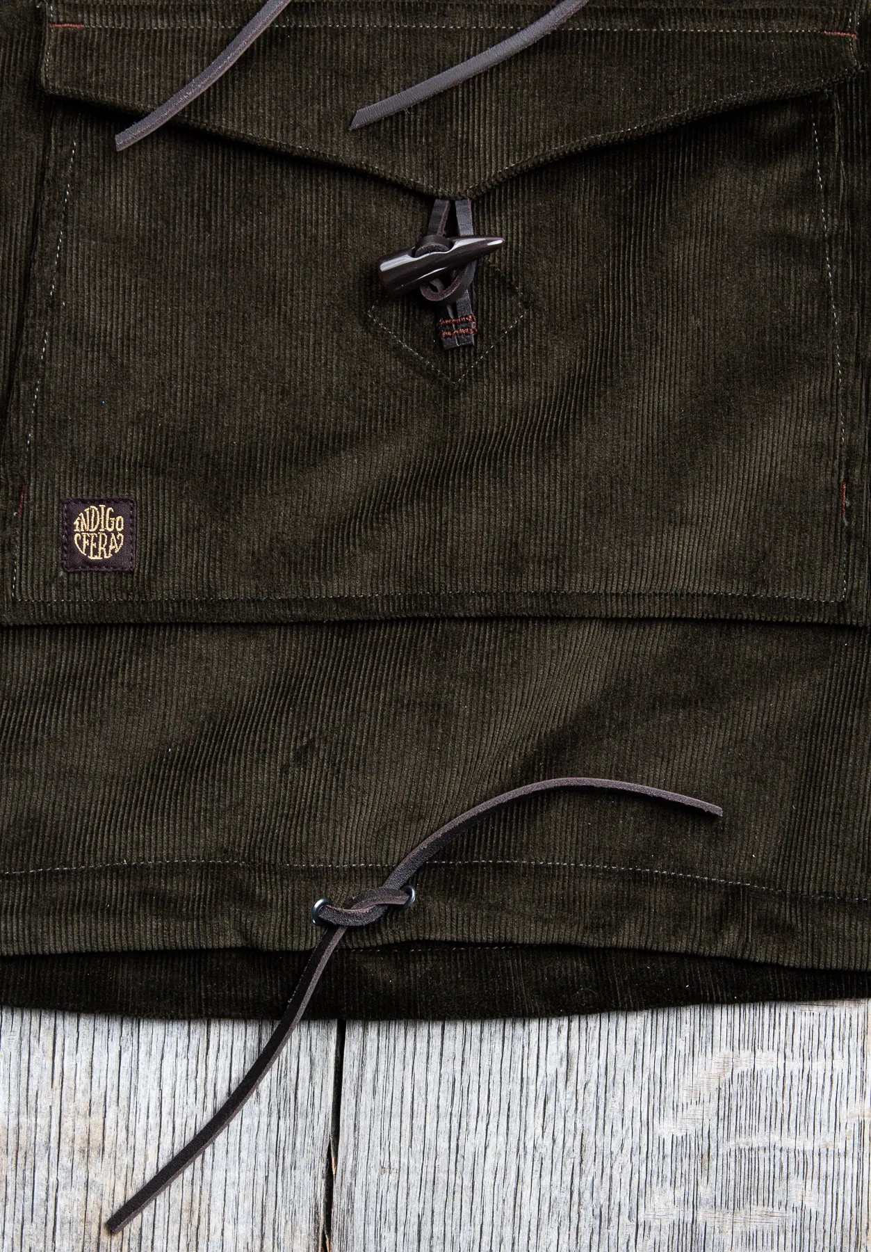 Indigofera Slunky Jacket Green Corduroy