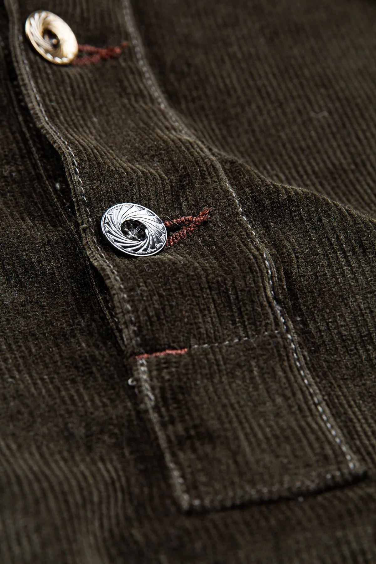 Indigofera Slunky Jacket Green Corduroy