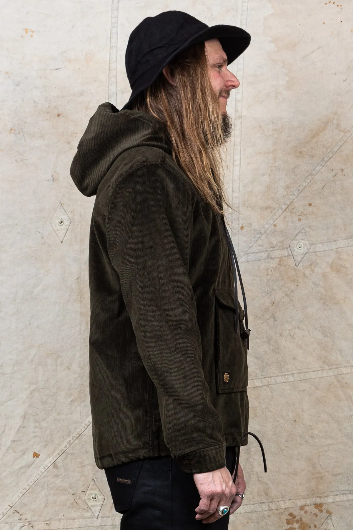 Indigofera Slunky Jacket Green Corduroy