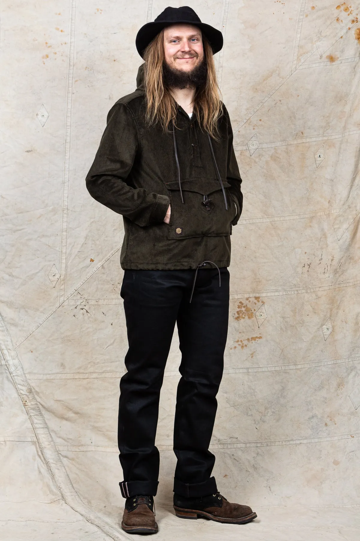 Indigofera Slunky Jacket Green Corduroy