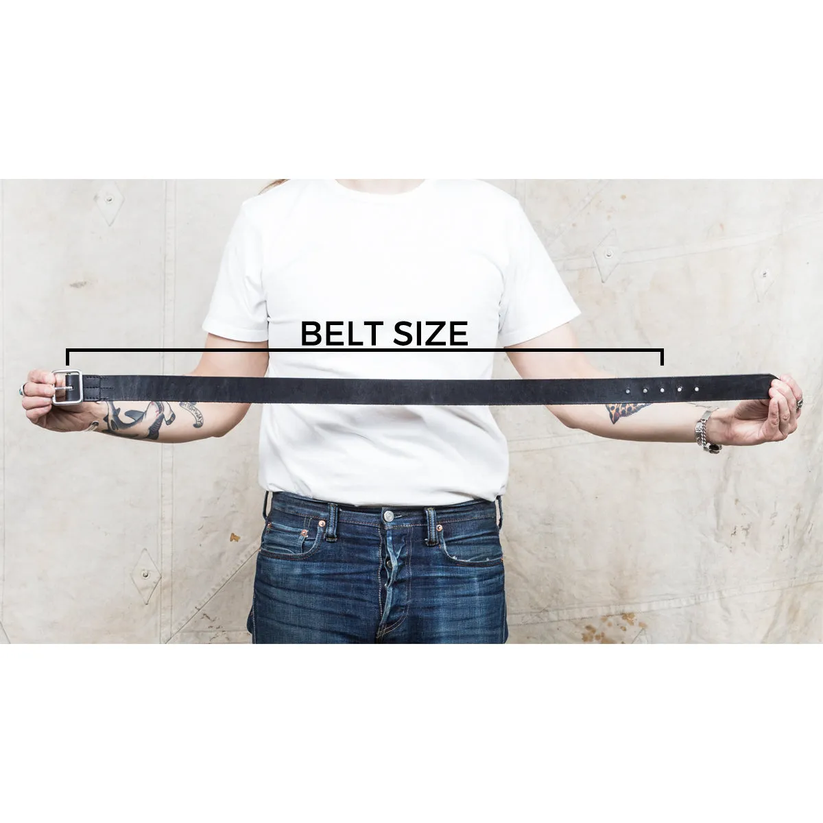 Indigofera Wayne Leather Belt Dark Brown