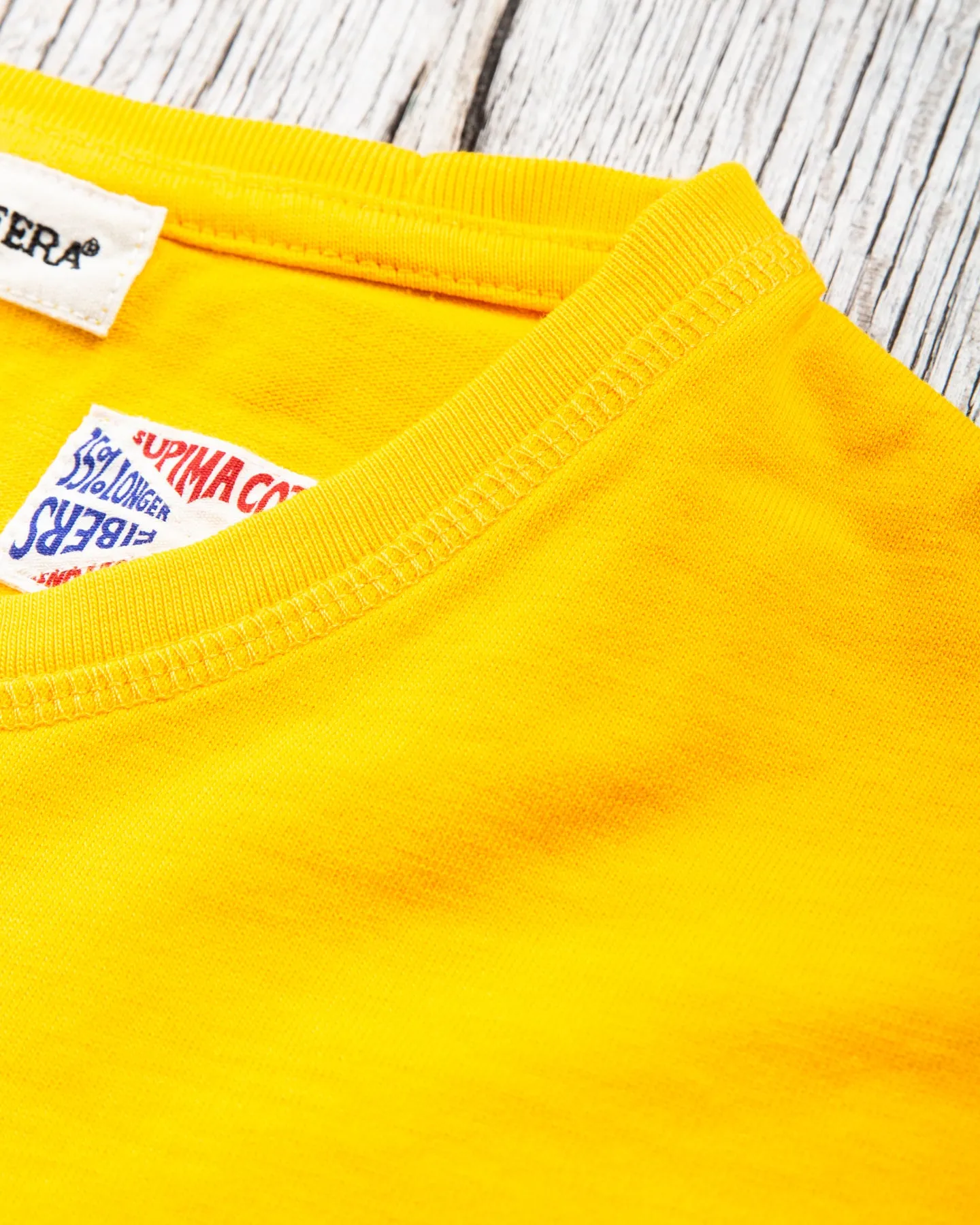 Indigofera Wilson Pocket T-Shirt Tequila Sunrise Yellow