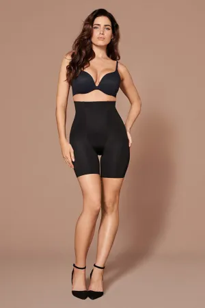 Ines Secret High Waist Long Leg Shaper Black