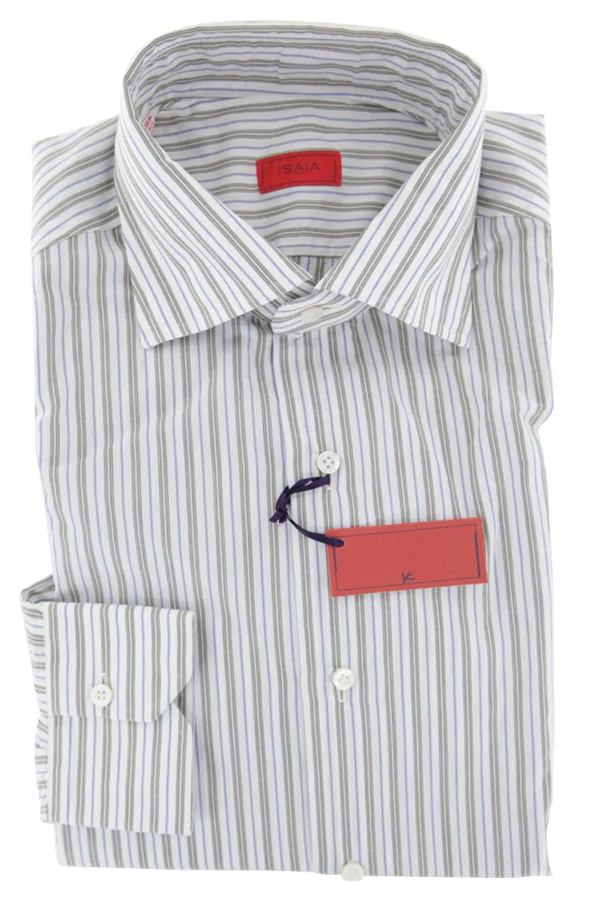 Isaia Light Brown Shirt - Slim