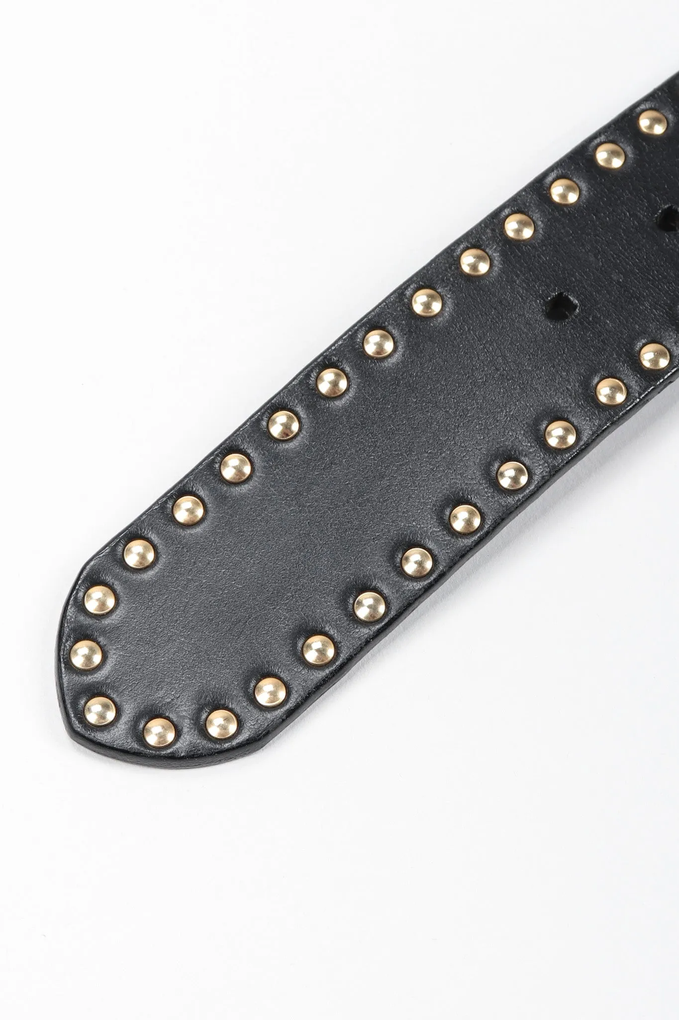 Jaguar Studded Leather Belt