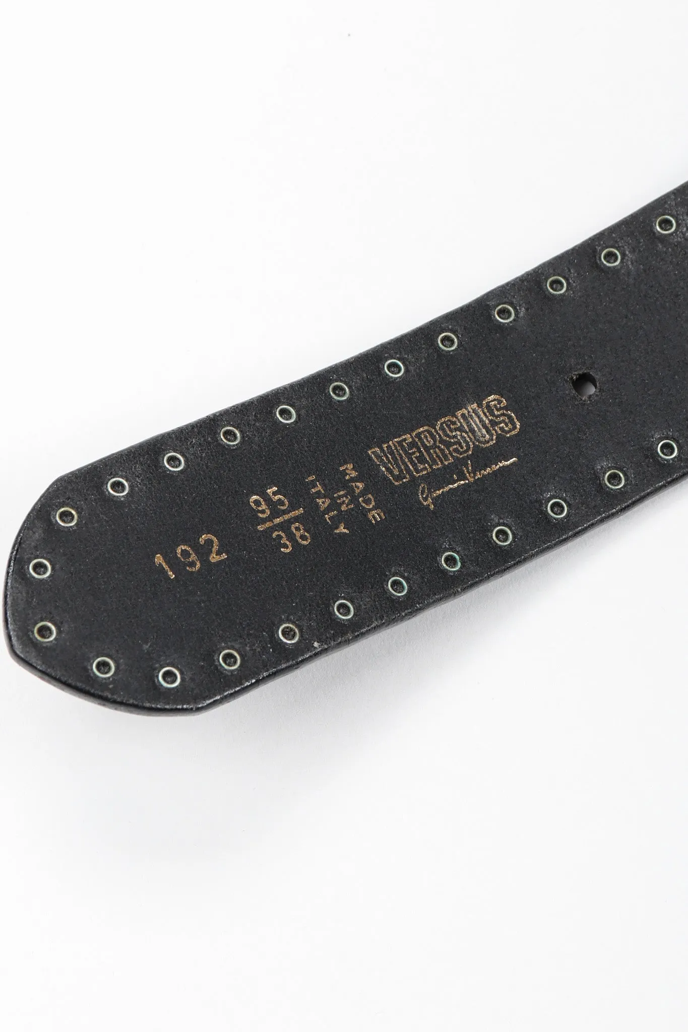 Jaguar Studded Leather Belt