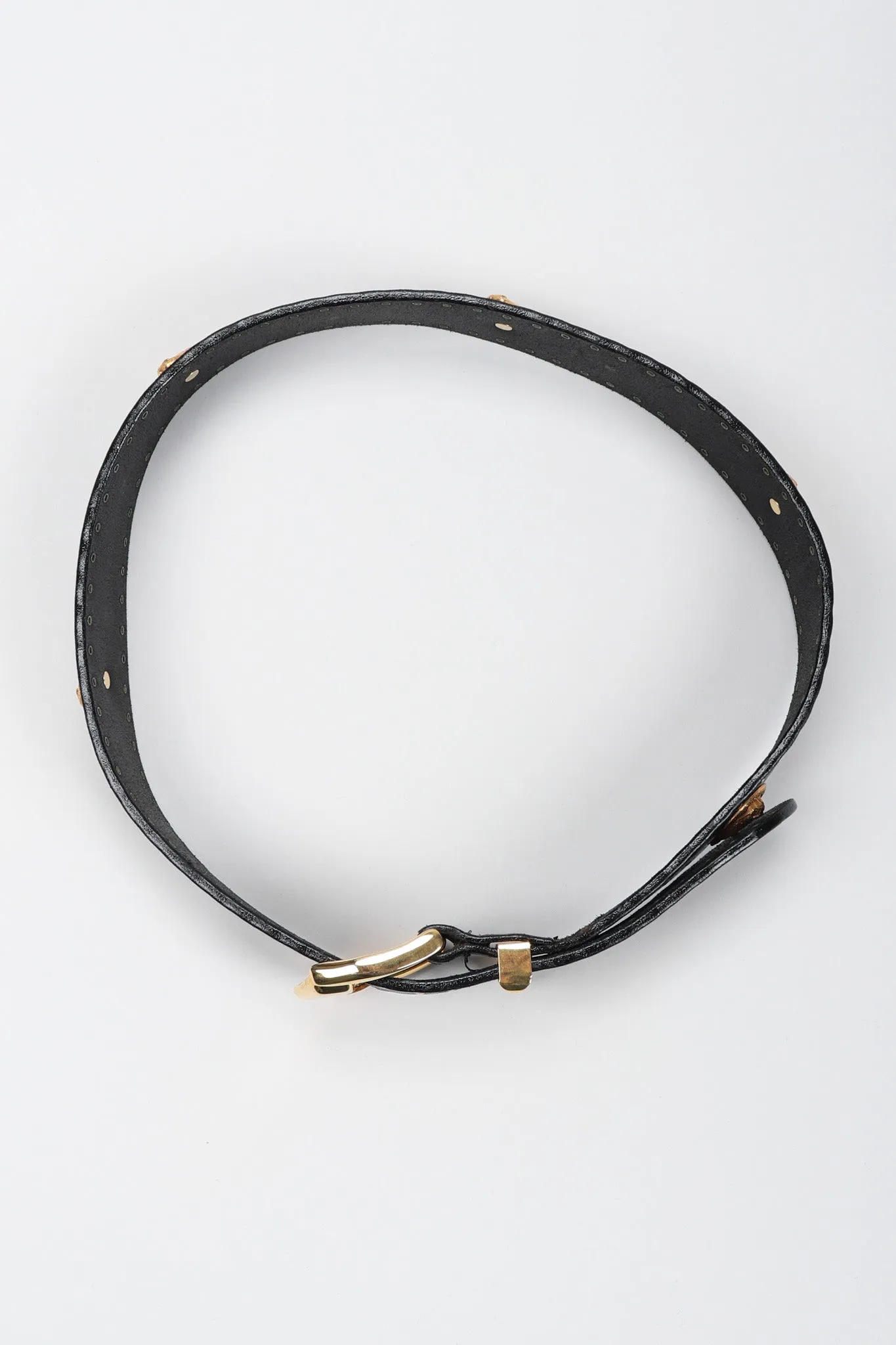 Jaguar Studded Leather Belt