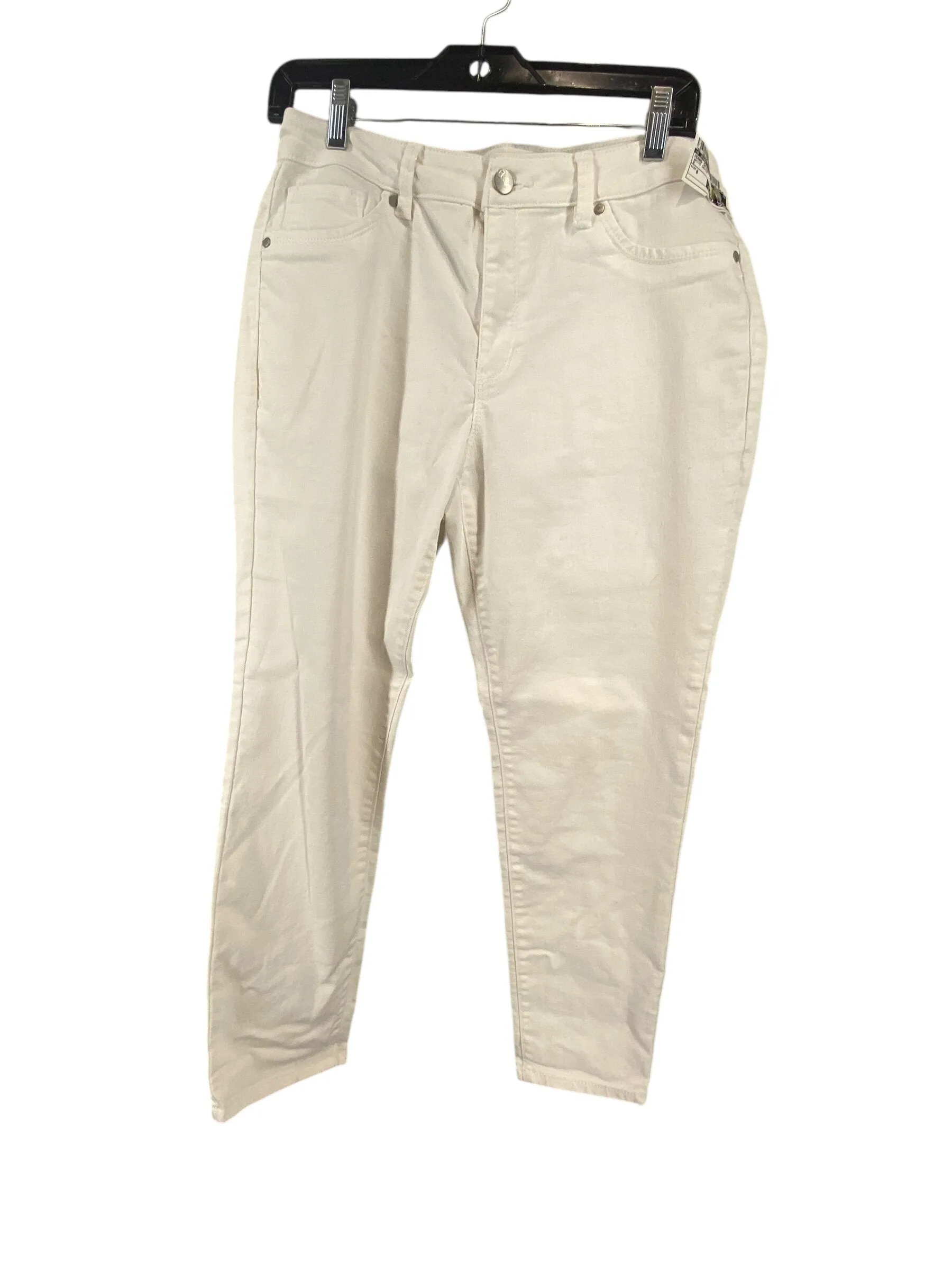 Jeans Straight By Levis In White, Size: 8