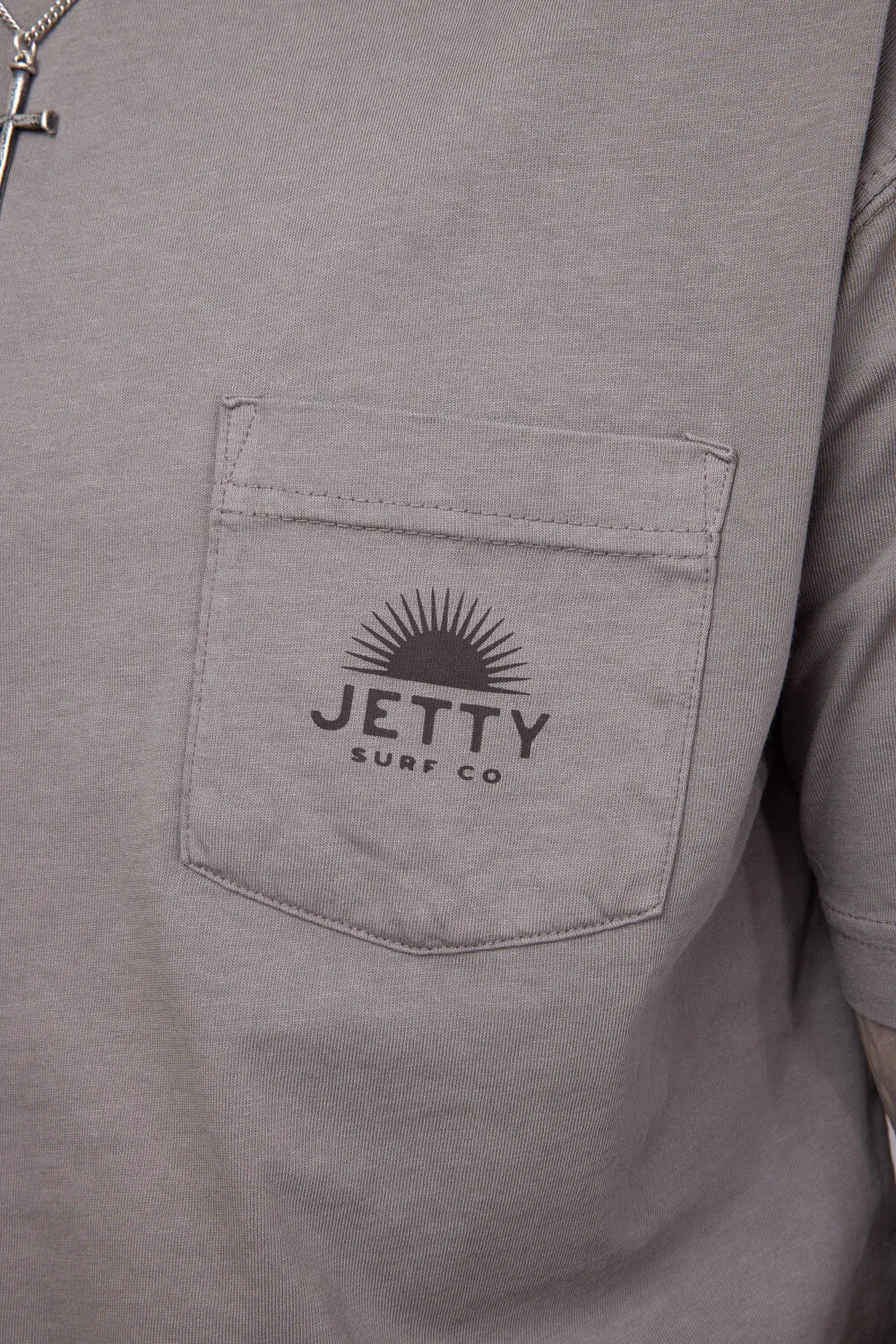 Jetty Sunbeam Pocket T-Shirt for Men in Cinder | S25SUNB-M10001CND