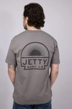Jetty Sunbeam Pocket T-Shirt for Men in Cinder | S25SUNB-M10001CND