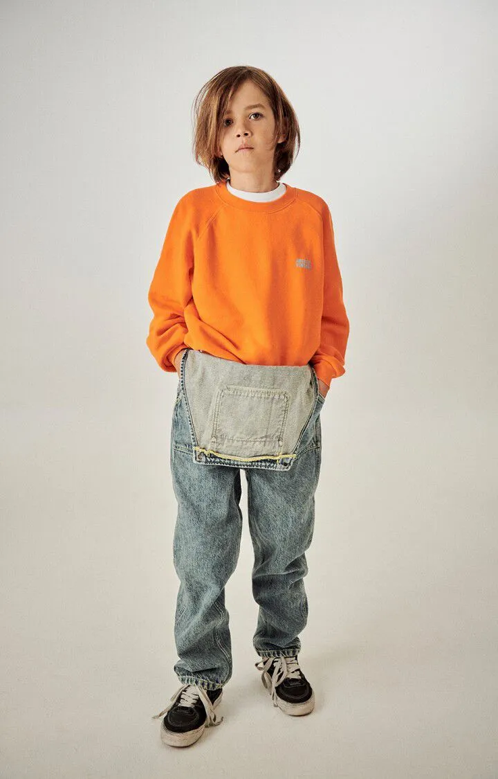 KID'S SWEATSHIRT IZUBIRD - MANDARINE VINTAGE