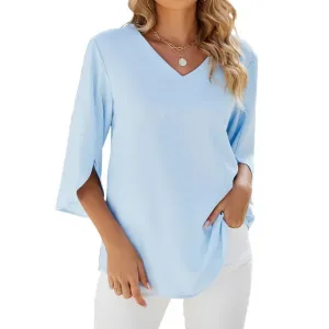 Kim - V-neck Blouse