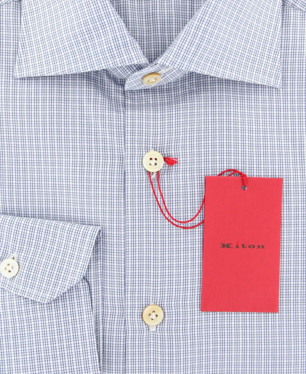 Kiton Light Blue Shirt - Slim