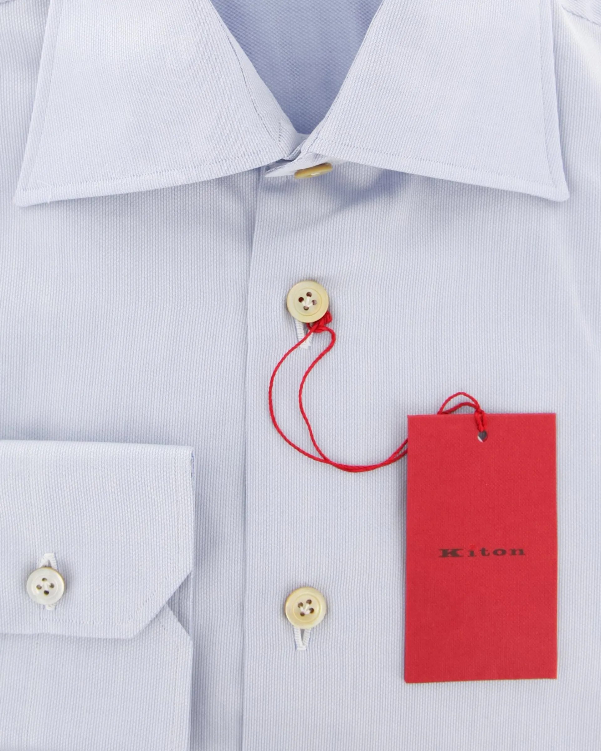 Kiton Light Blue Shirt - Slim