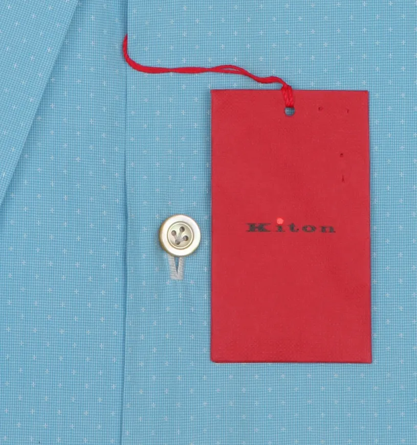 Kiton Light Blue Shirt - Slim