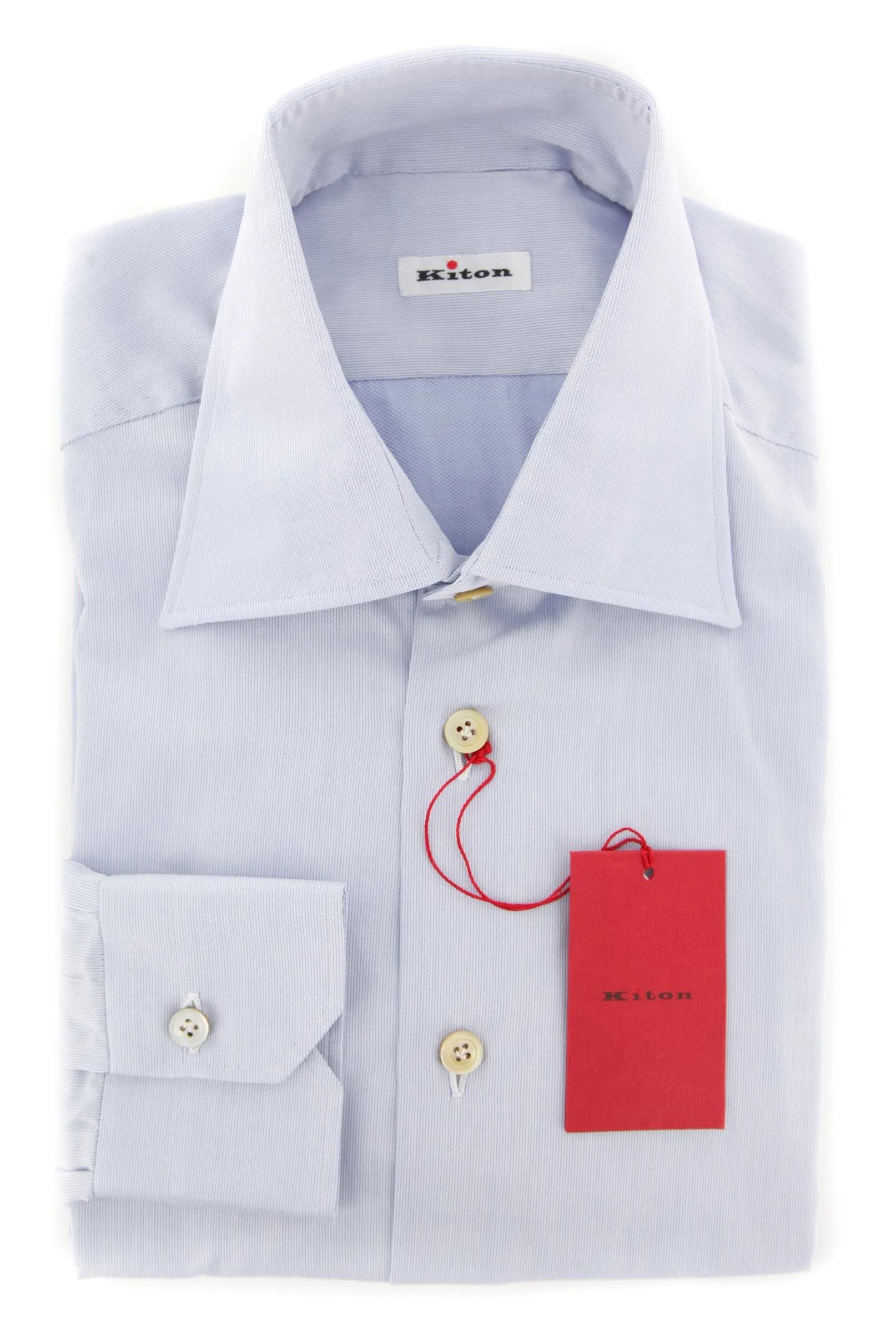 Kiton Light Blue Shirt - Slim