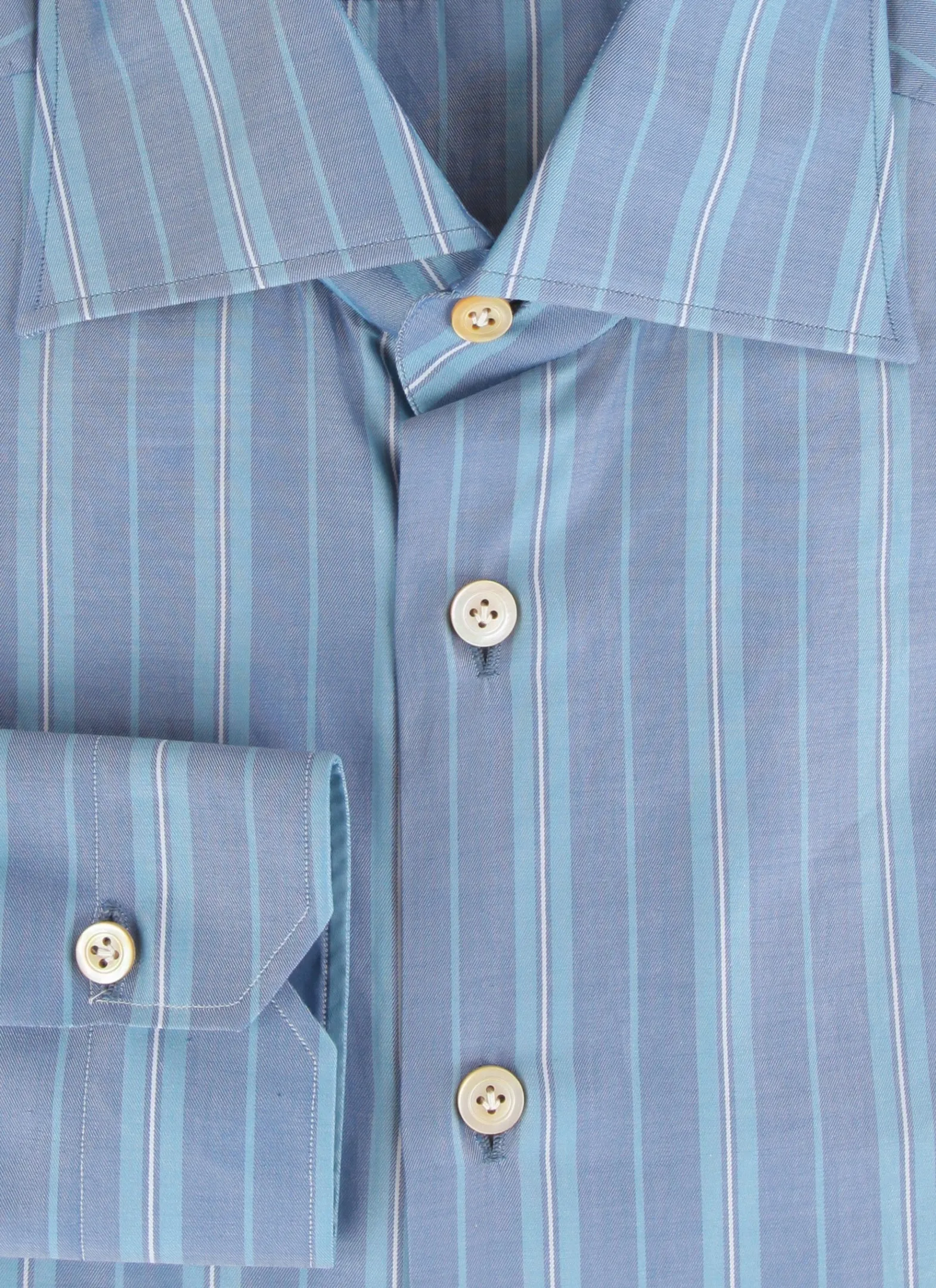 Kiton Light Blue Shirt - Slim