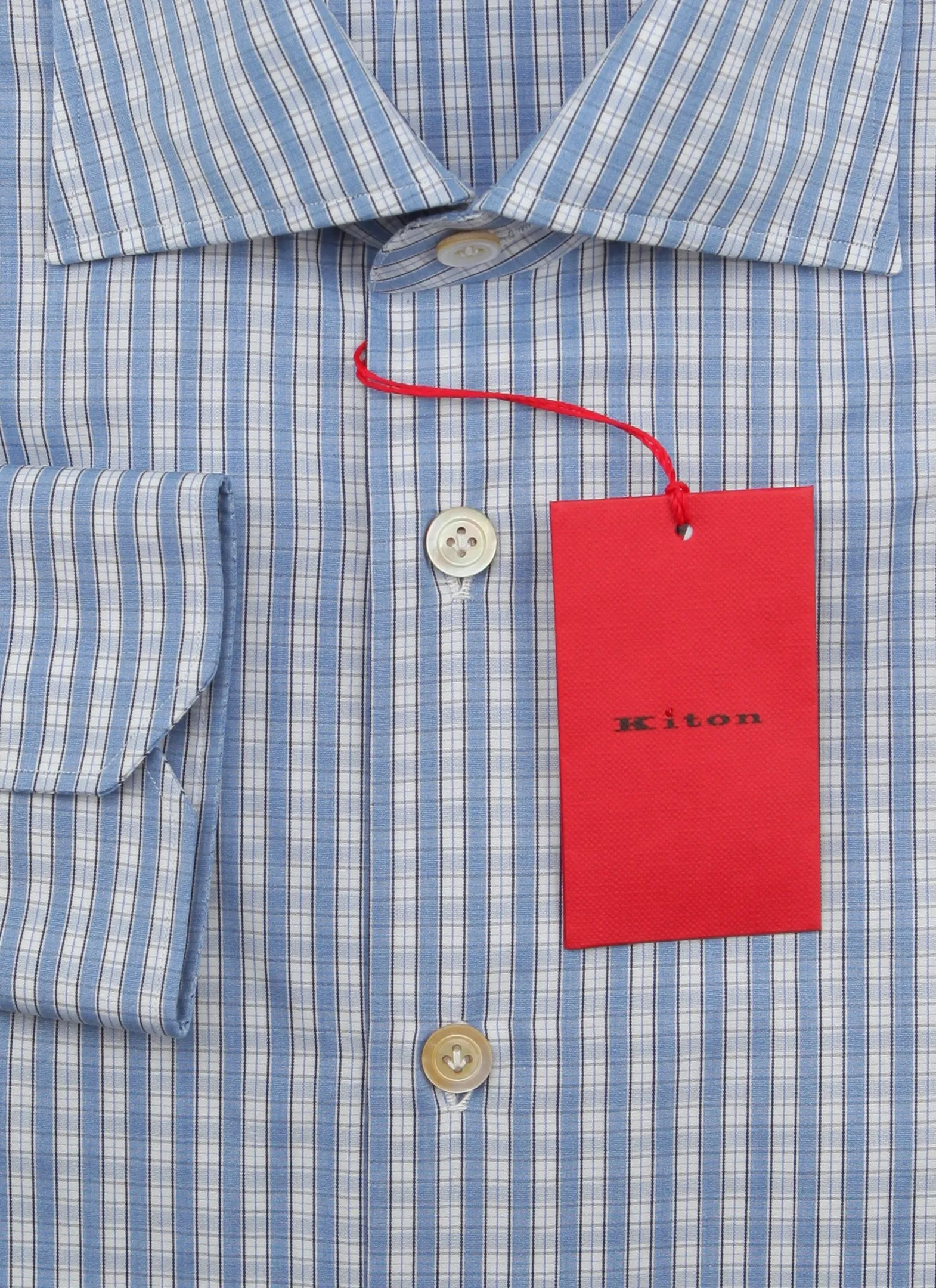 Kiton Light Blue Shirt - Slim