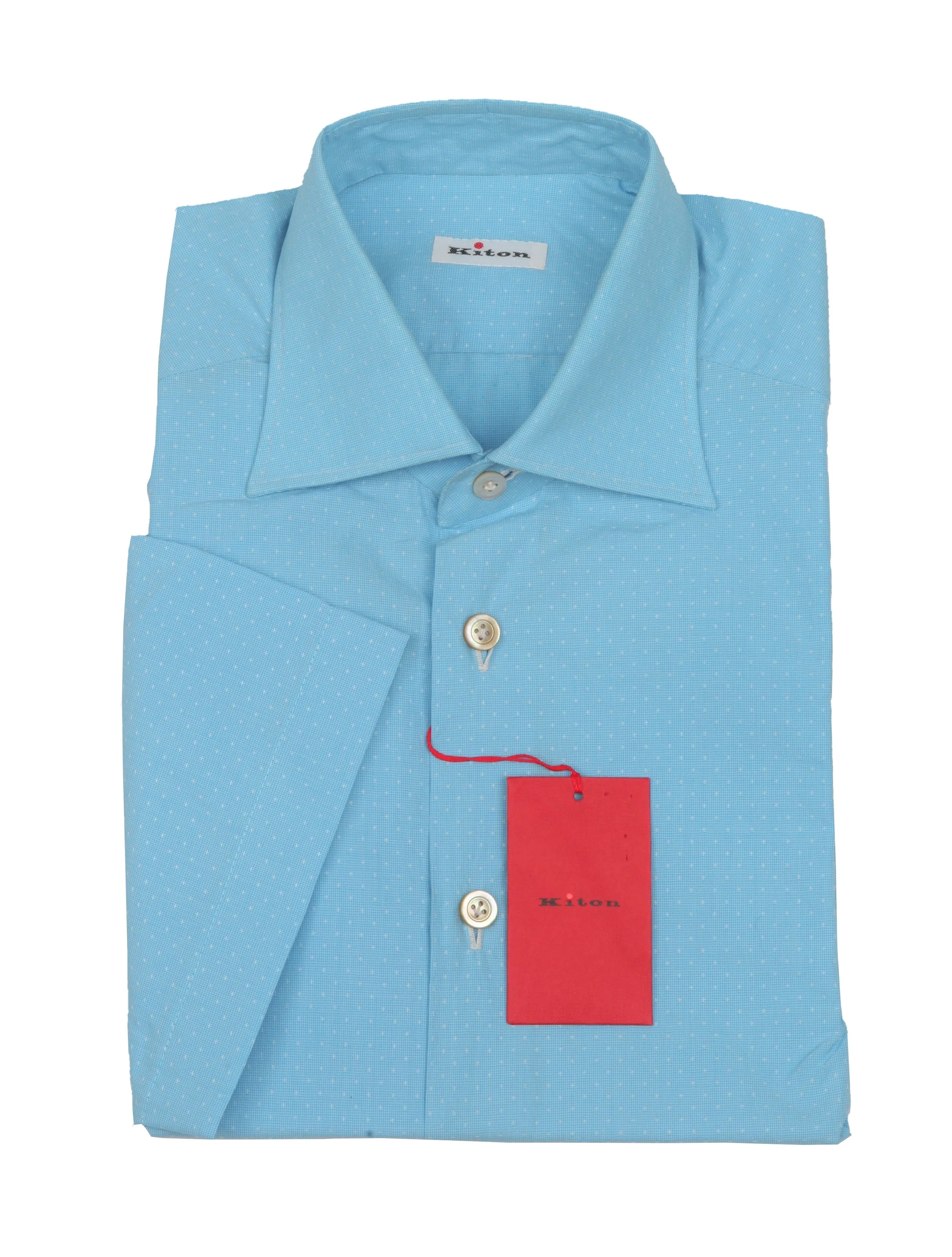 Kiton Light Blue Shirt - Slim