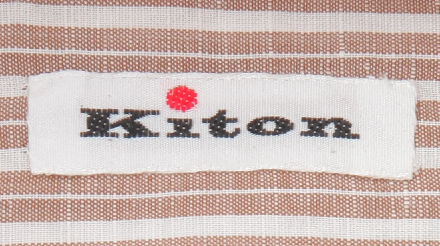 Kiton Light Brown Shirt - Slim
