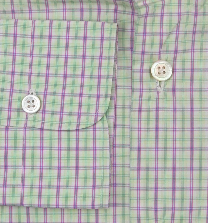 Kiton Light Green Shirt - Slim