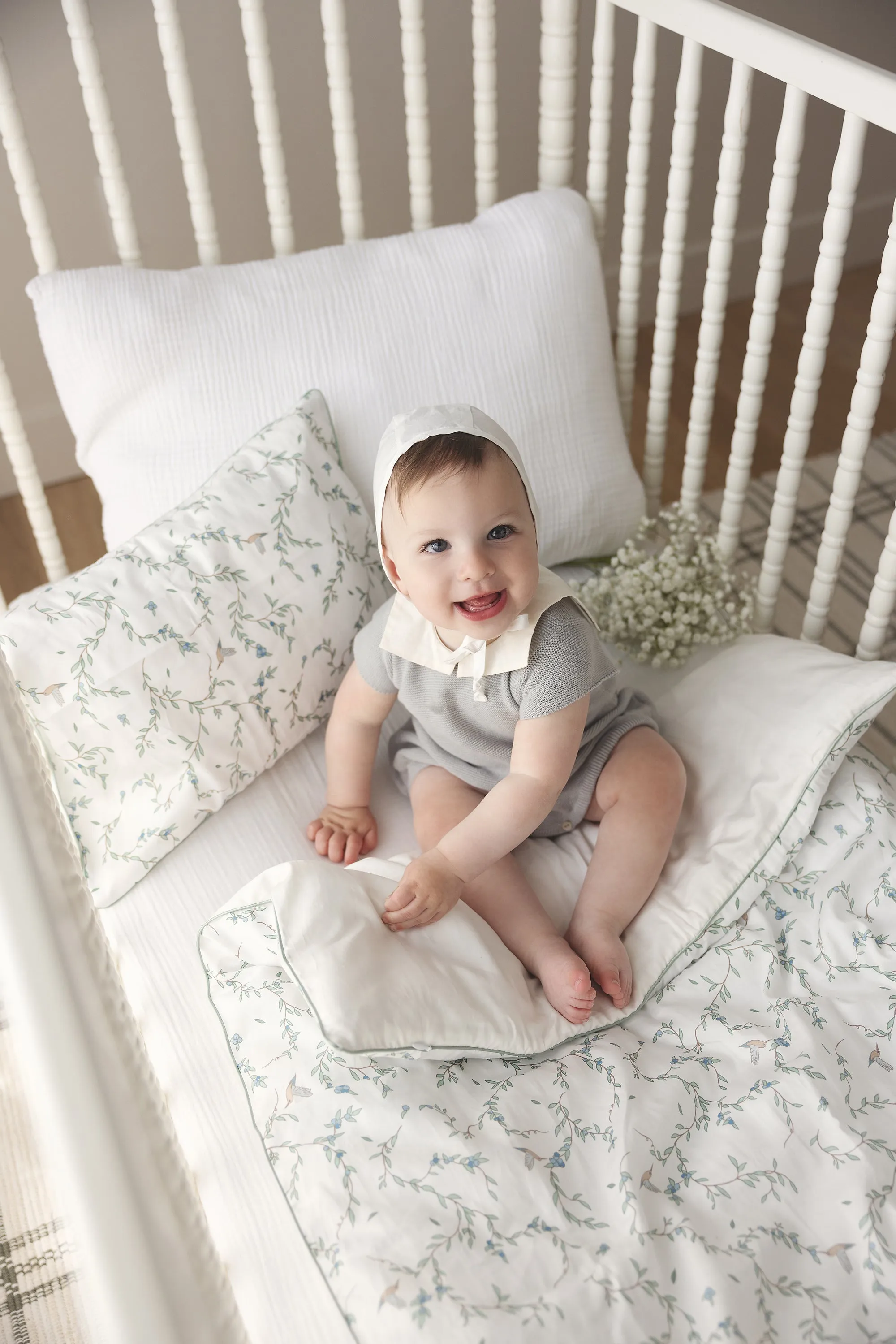 Knit Collar Romper