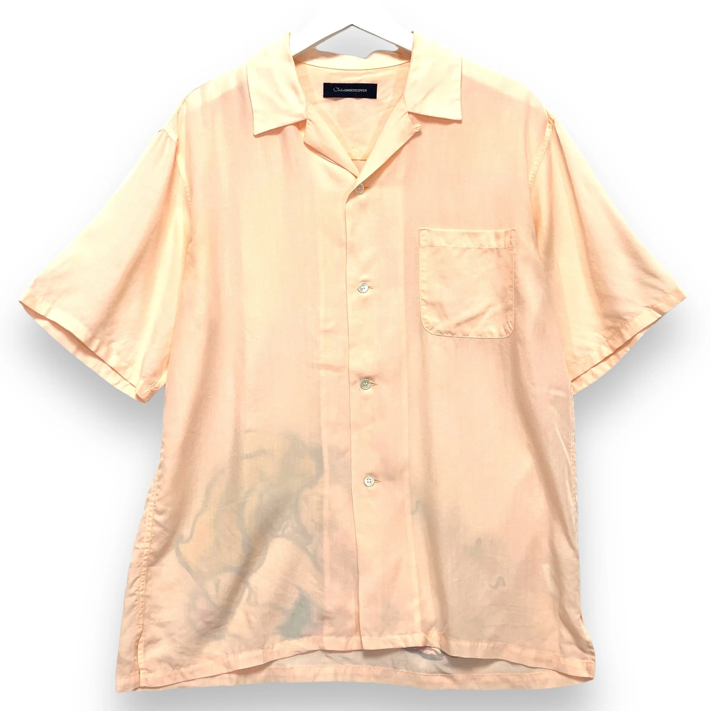 [L] John Undercover Skull Tango Back Print Shirt