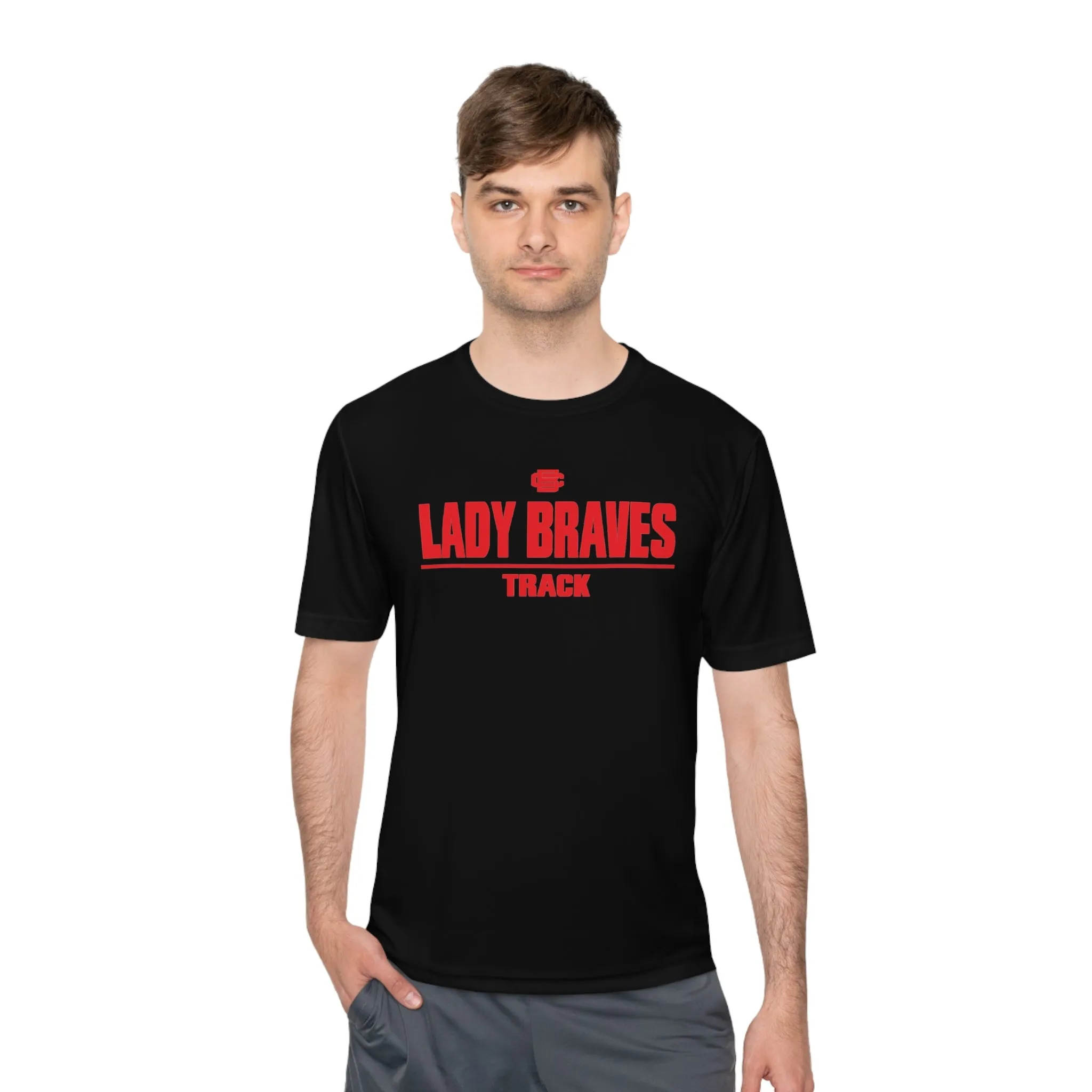 Lady Braves Track Moisture Wicking Tee