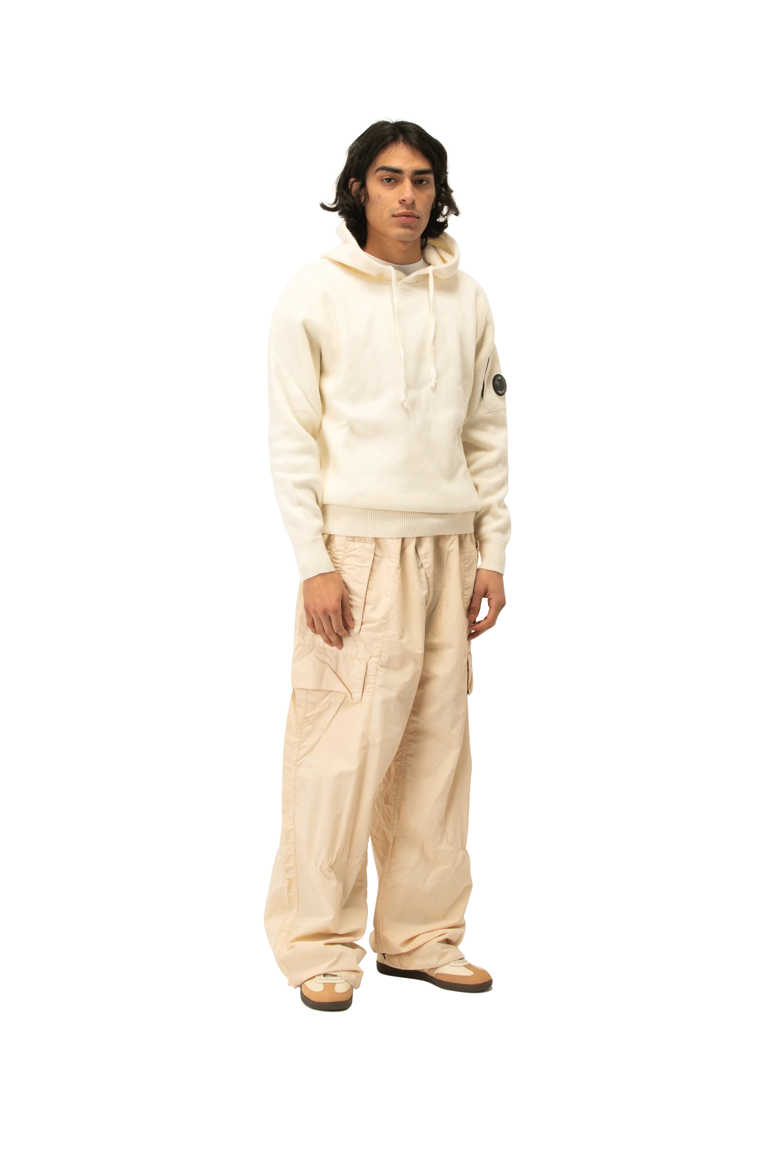 Lambswool Hooded Sweatshirt