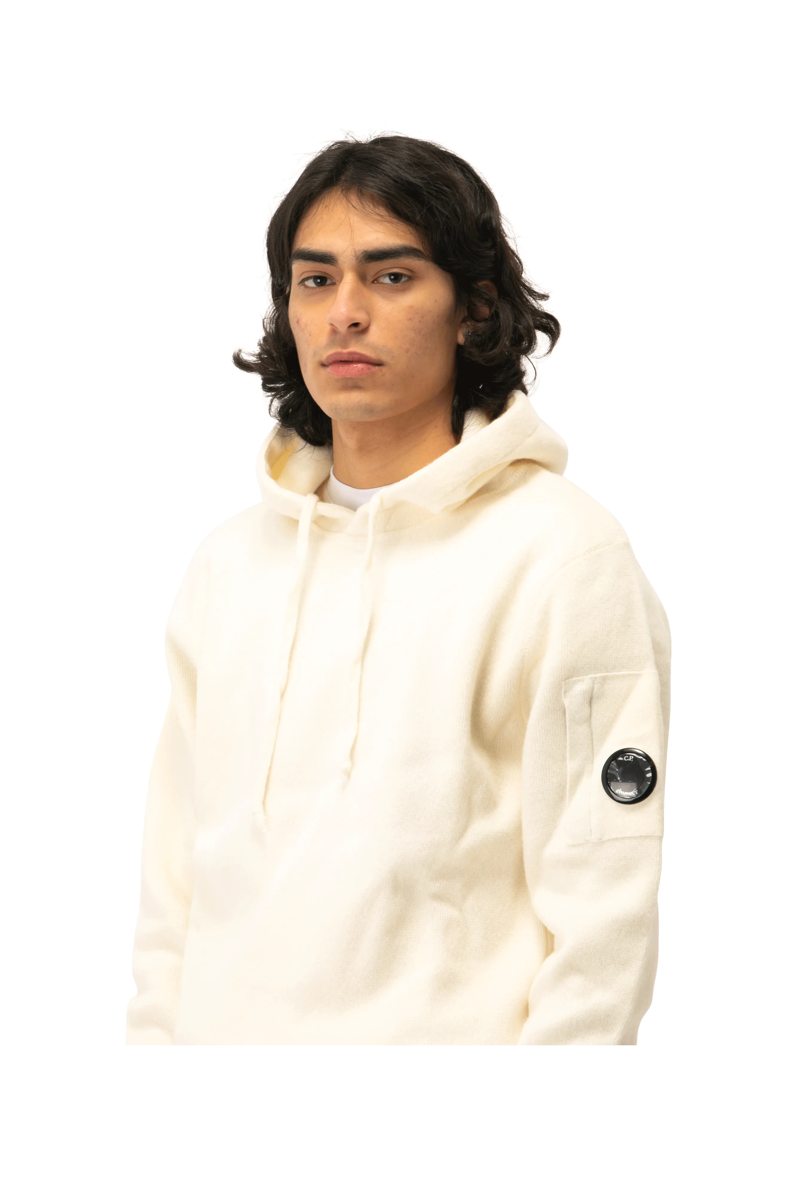 Lambswool Hooded Sweatshirt