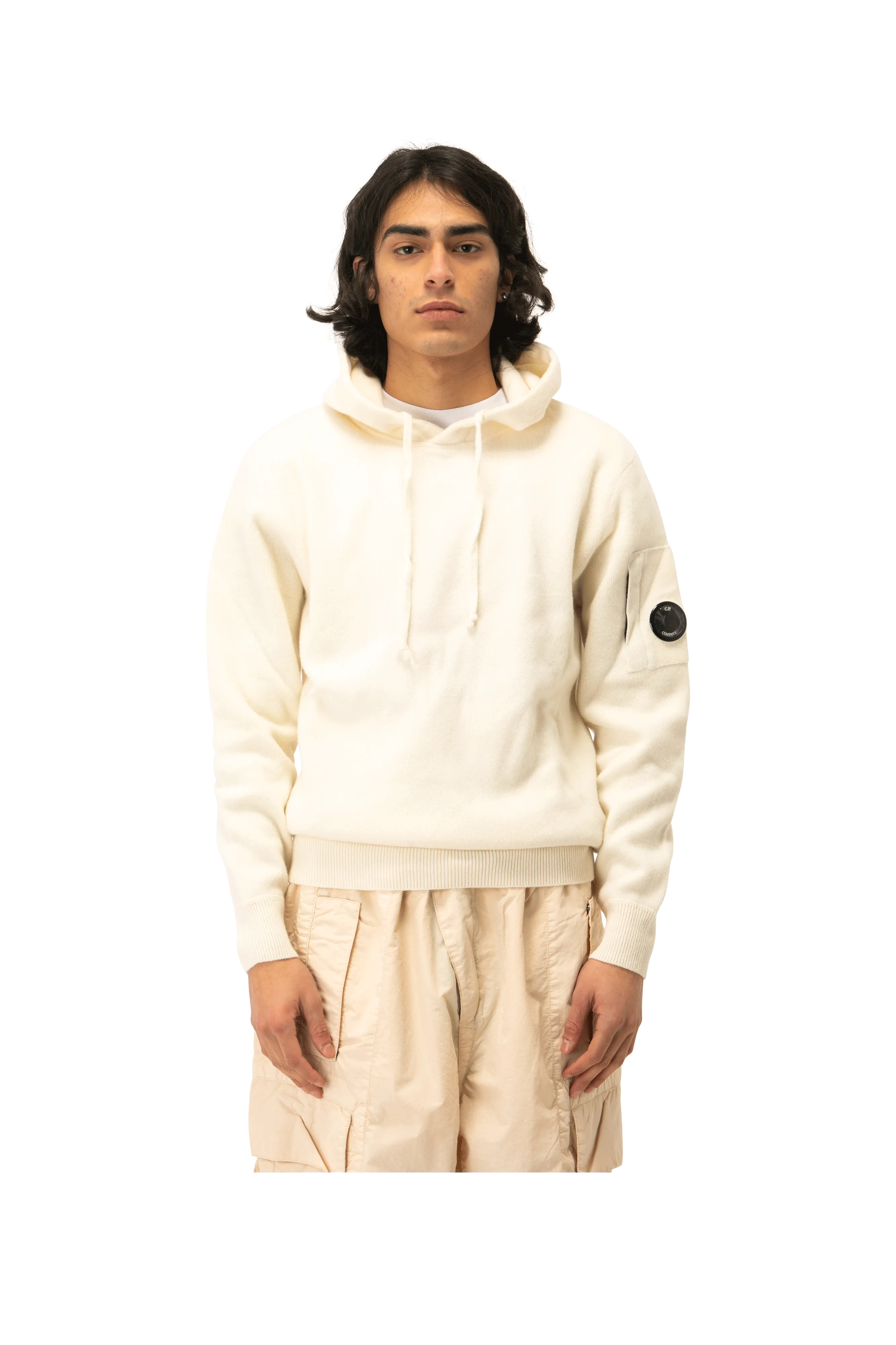 Lambswool Hooded Sweatshirt
