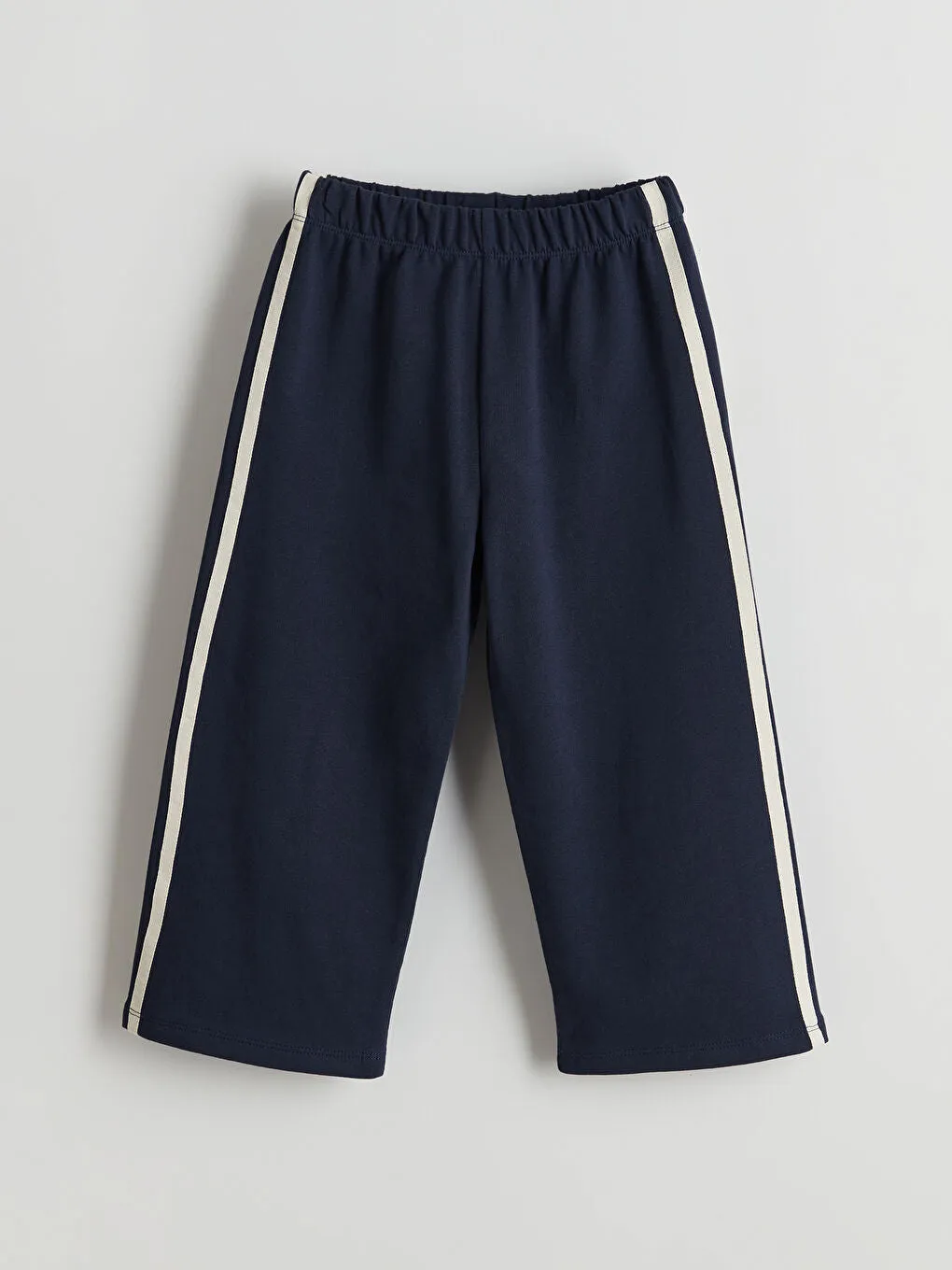 LCW Kids Navy Blue Elastic Waist Girls Tracksuit Bottoms