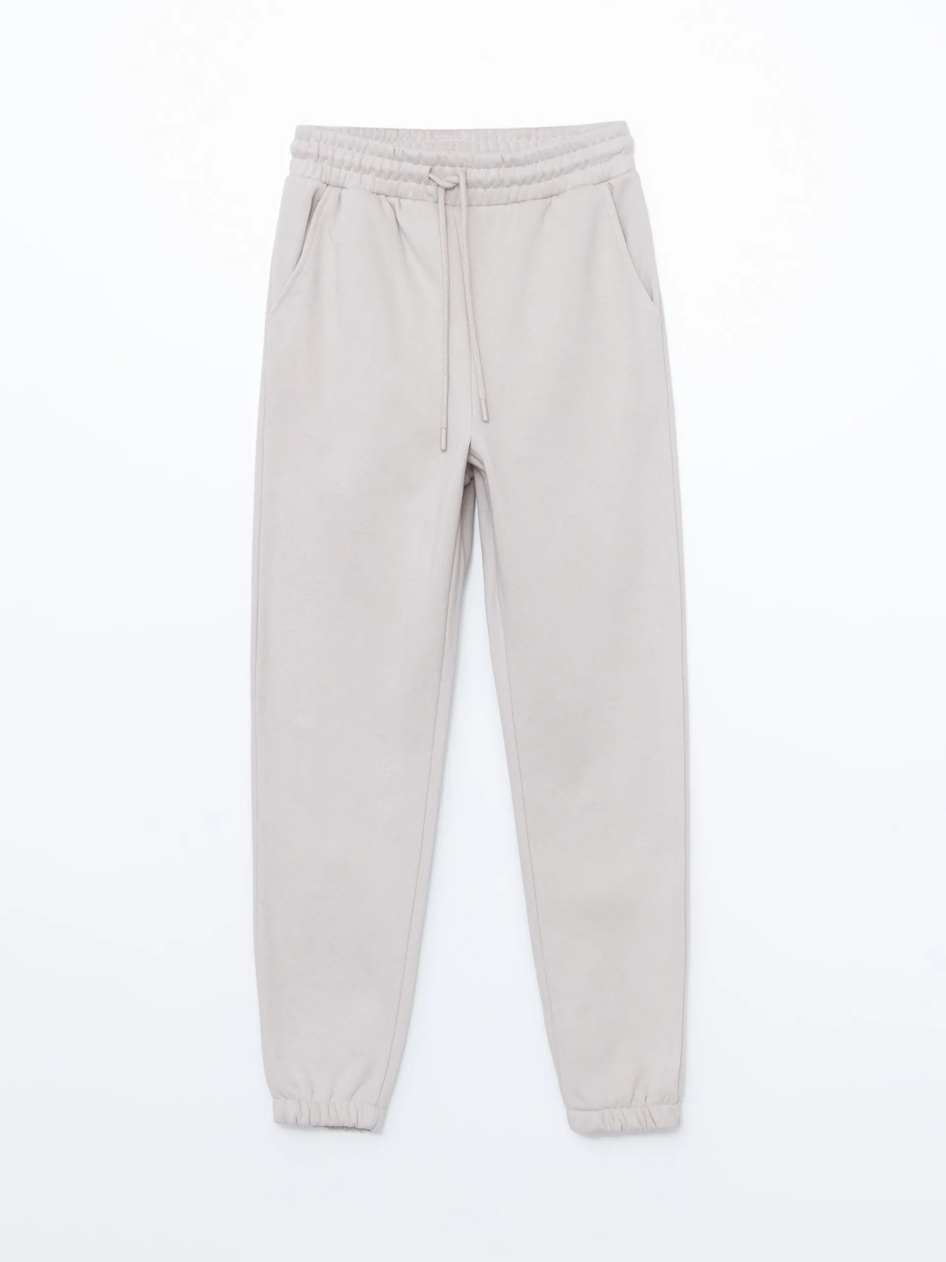 Lcw Vision Purple Elastic Waist Women'S Thick Jogger Sweatpants