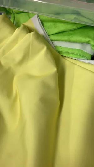 Lemon printed solid - Cotton Lycra