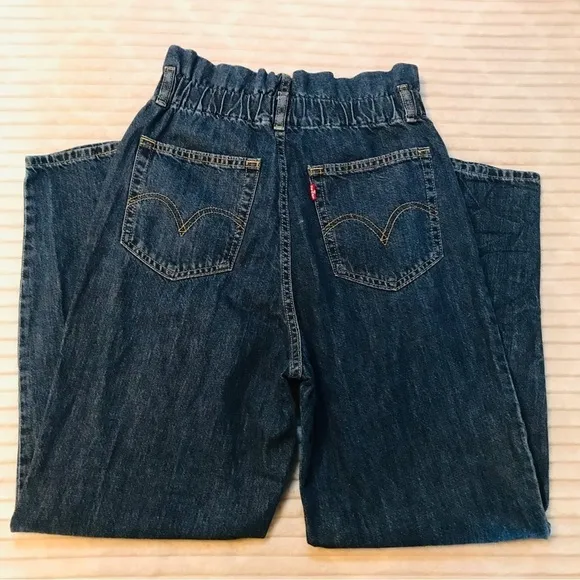 Levi’s 80'S HIGH RISE PAPERBAG TAPER PANTS Jeans Women’s Size 27 4 Small tapered