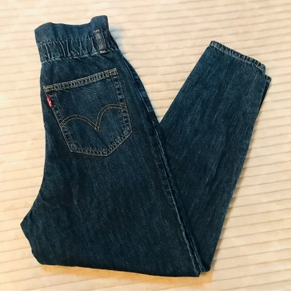 Levi’s 80'S HIGH RISE PAPERBAG TAPER PANTS Jeans Women’s Size 27 4 Small tapered