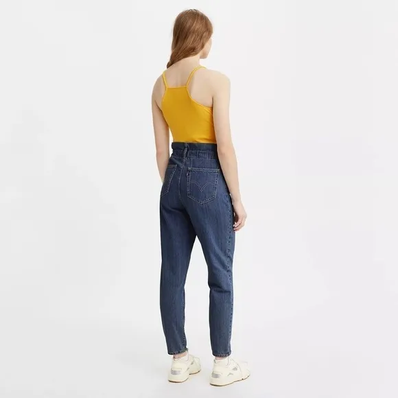 Levi’s 80'S HIGH RISE PAPERBAG TAPER PANTS Jeans Women’s Size 27 4 Small tapered