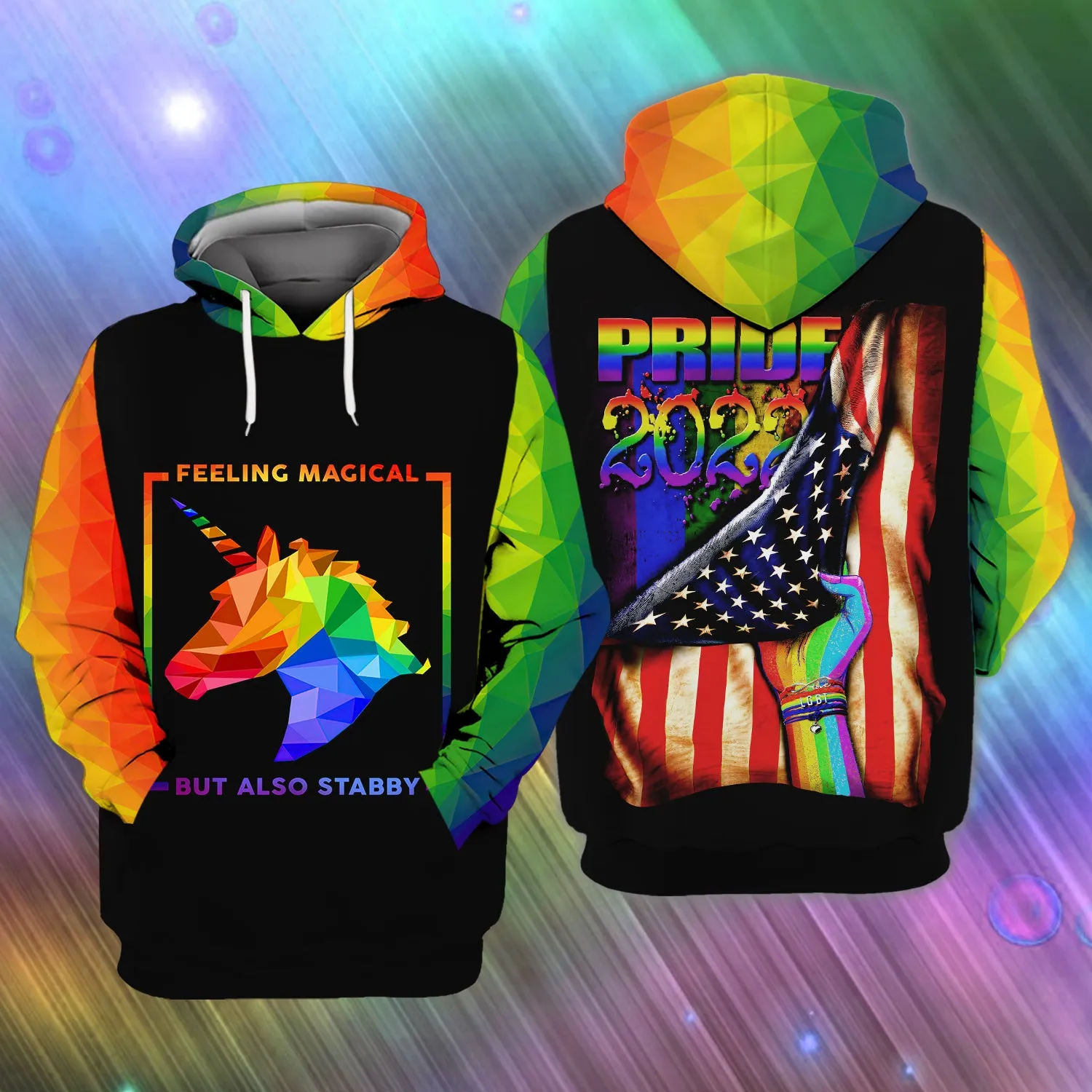 LGBT Pride Feeling Magical But Also Stabby - 3D Full Print