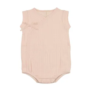 Lilette Fine Pointelle Romper - Petal Pink