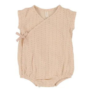 Lilette Wrap Romper - Pink