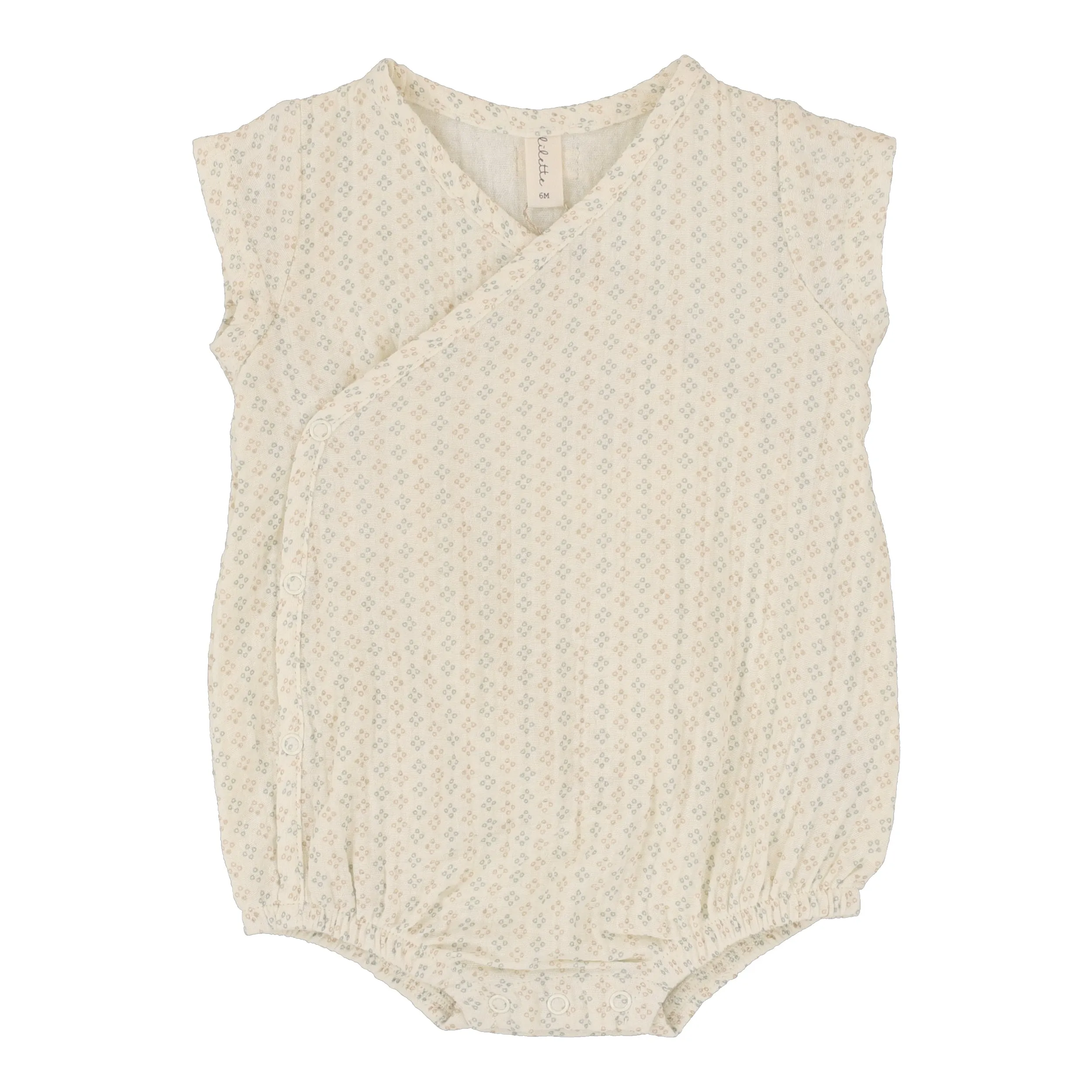 Lilette Wrap Romper - Stone