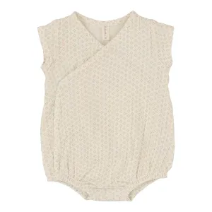 Lilette Wrap Romper - Stone