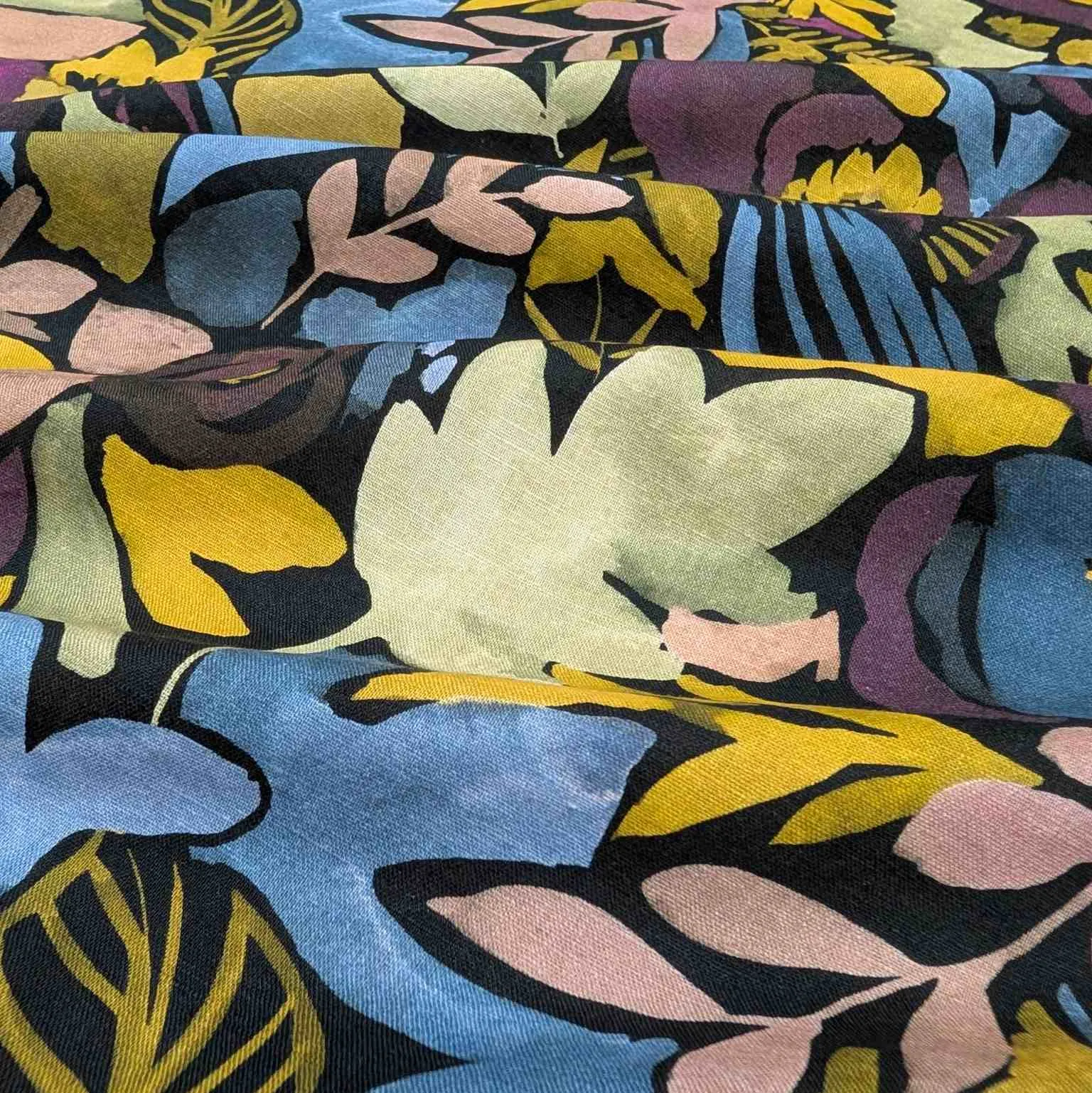 Linen Cotton, Winter Floral